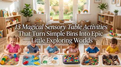 13 Magical Sensory Table Activities That Turn Simple Bins Into Epic Little Exploring Worlds