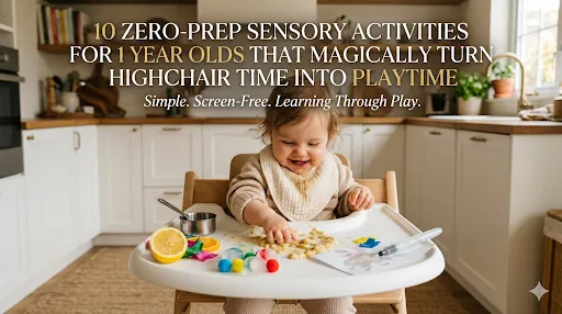 10 Zero-Prep Sensory Activities for 1 Year Olds That Magically Turn Highchair Time Into Playtime 10 Zero-Prep Sensory Activities for 1 Year Olds That Magically Turn Highchair Time Into Playtime