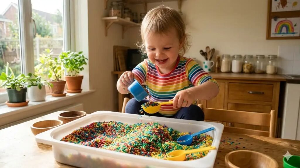 11 Genius Fun Sensory Activities for Kids That Turn Simple Pantry Staples Into Pure Magic