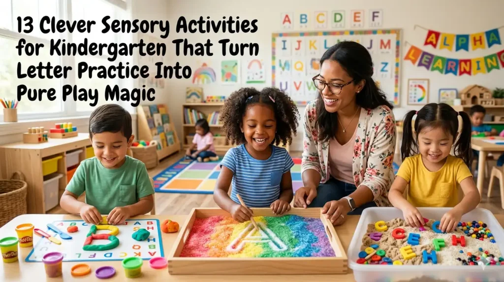 13 Clever Sensory Activities for Kindergarten That Turn Letter Practice Into Pure Play Magic 13 Clever Sensory Activities for Kindergarten That Turn Letter Practice Into Pure Play Magic
