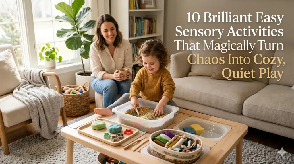 10 Brilliant Easy Sensory Activities That Magically Turn Chaos Into Cozy, Quiet Play 10 Brilliant Easy Sensory Activities That Magically Turn Chaos Into Cozy, Quiet Play