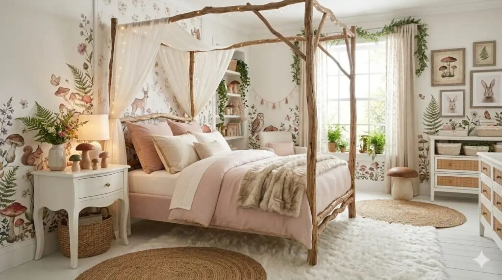 15 Stunning Kids Room Designs & Girls Bedroom Ideas Inspired by Soft Fairy Magic & Cozy Canopies