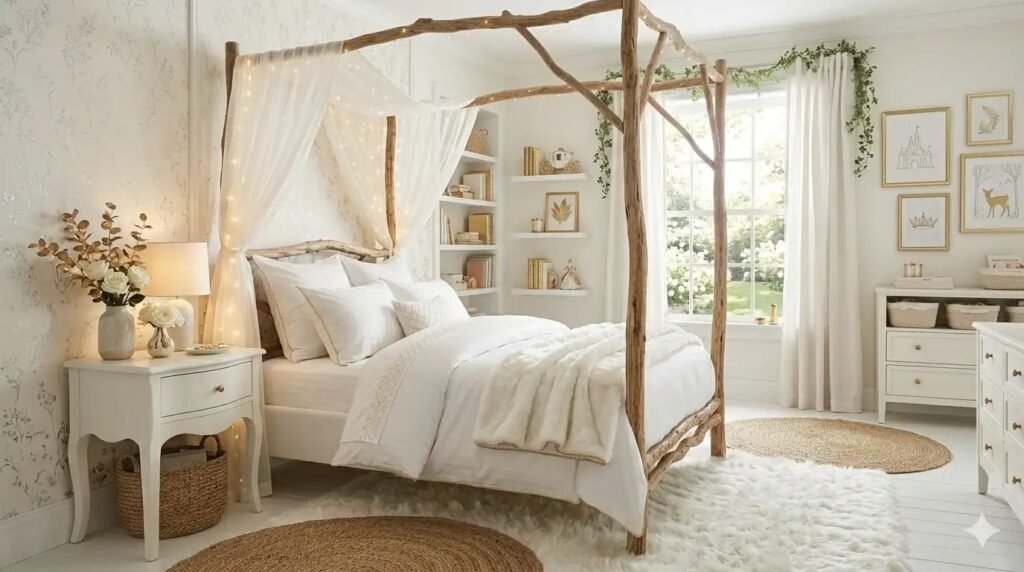 15 Stunning Kids Room Designs & Girls Bedroom Ideas Inspired by Soft Fairy Magic & Cozy Canopies