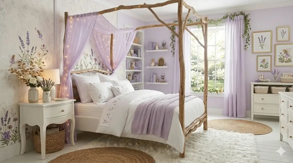 15 Stunning Kids Room Designs & Girls Bedroom Ideas Inspired by Soft Fairy Magic & Cozy Canopies