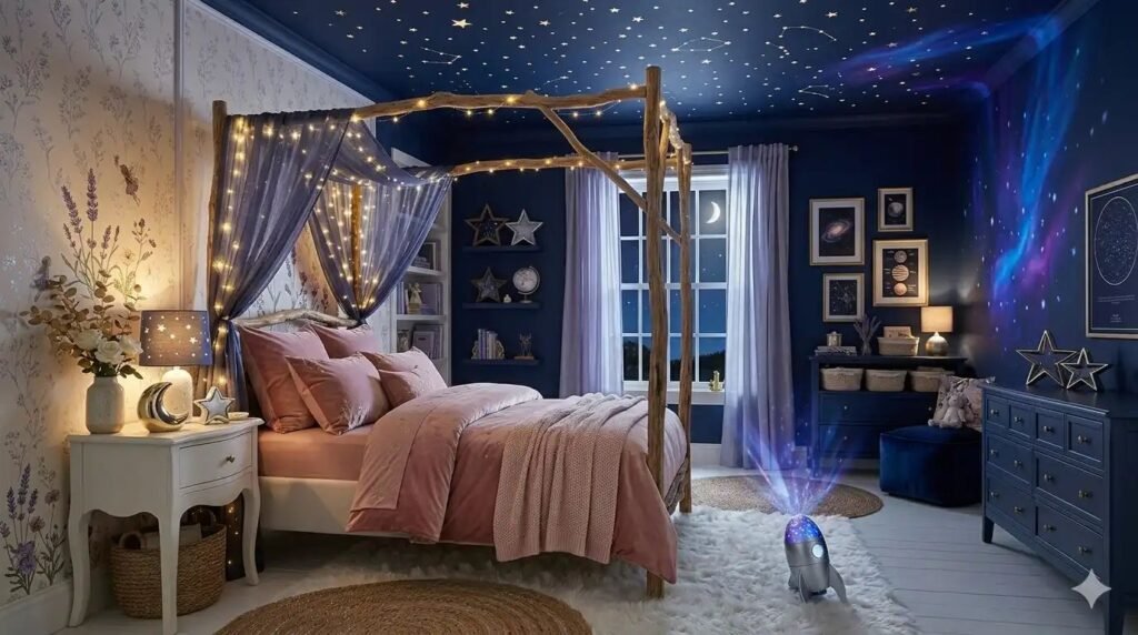 15 Stunning Kids Room Designs & Girls Bedroom Ideas Inspired by Soft Fairy Magic & Cozy Canopies