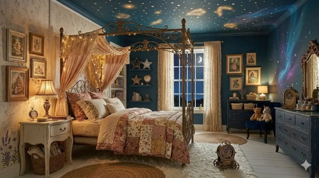 15 Stunning Kids Room Designs & Girls Bedroom Ideas Inspired by Soft Fairy Magic & Cozy Canopies