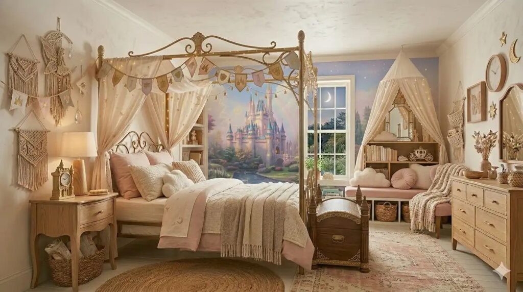 15 Stunning Kids Room Designs & Girls Bedroom Ideas Inspired by Soft Fairy Magic & Cozy Canopies