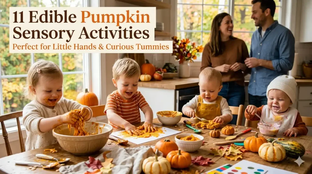 11 Edible Pumpkin Sensory Activities Perfect for Little Hands & Curious Tummies 11 Edible Pumpkin Sensory Activities Perfect for Little Hands & Curious Tummies