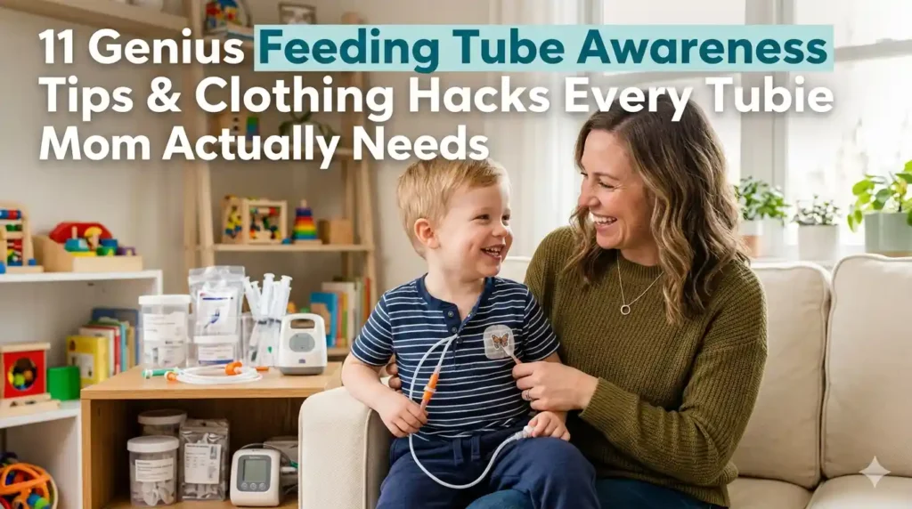 11 Genius Feeding Tube Awareness Tips & Clothing Hacks Every Tubie Mom Actually Needs