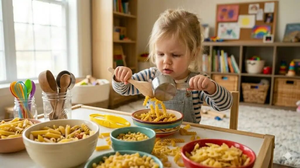 11 Toddler Table Activities That Keep Little Hands Busy While You Cook 11 Toddler Table Activities That Keep Little Hands Busy While You Cook