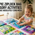11 Epic Ziplock Bag Sensory Activities That Make Absolutely Zero Mess