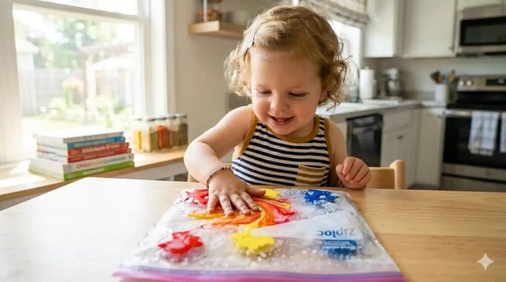 11 Epic Ziplock Bag Sensory Activities That Make Absolutely Zero Mess