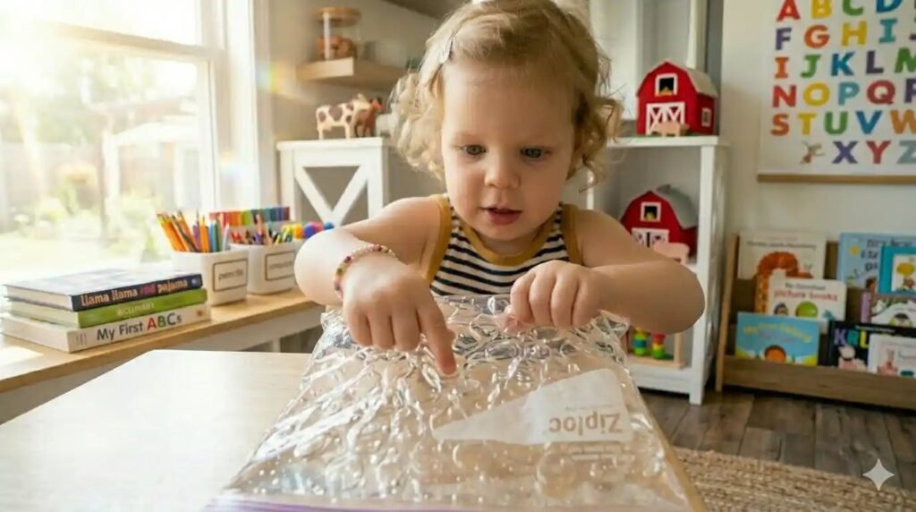 11 Epic Ziplock Bag Sensory Activities That Make Absolutely Zero Mess