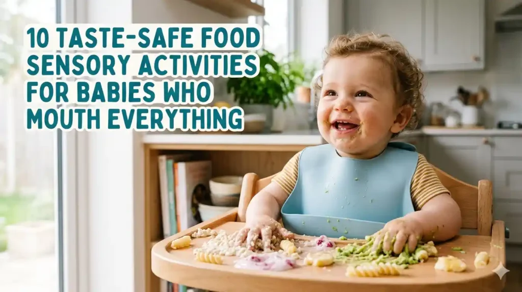 10 Taste-Safe Food Sensory Activities for Babies Who Mouth Everything 10 Taste-Safe Food Sensory Activities for Babies Who Mouth Everything