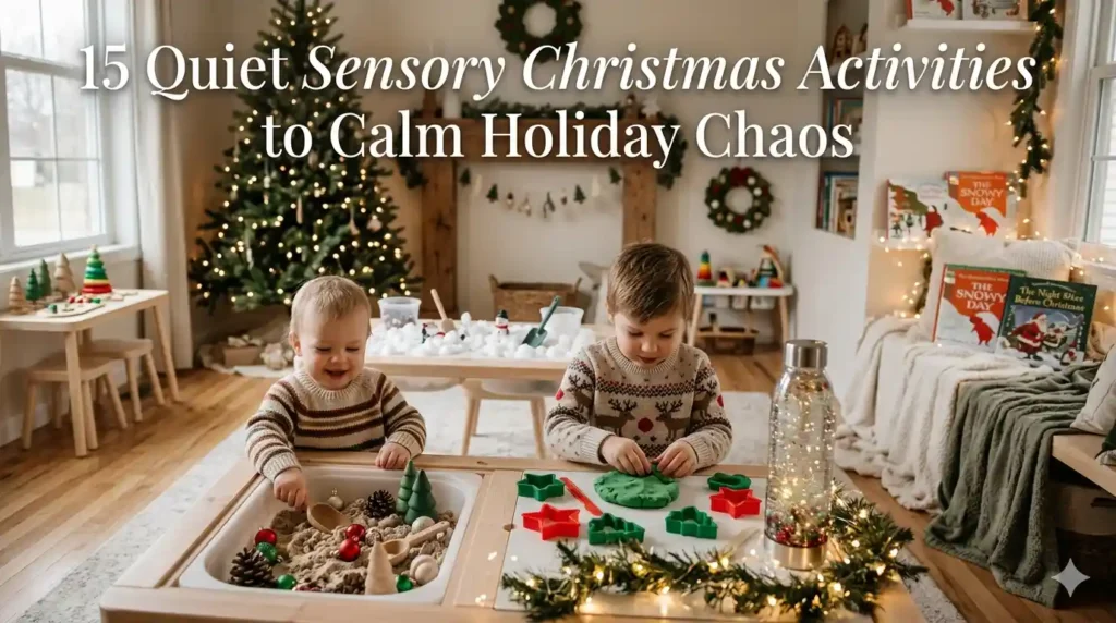 10 Quiet Sensory Christmas Activities to Calm Holiday Chaos