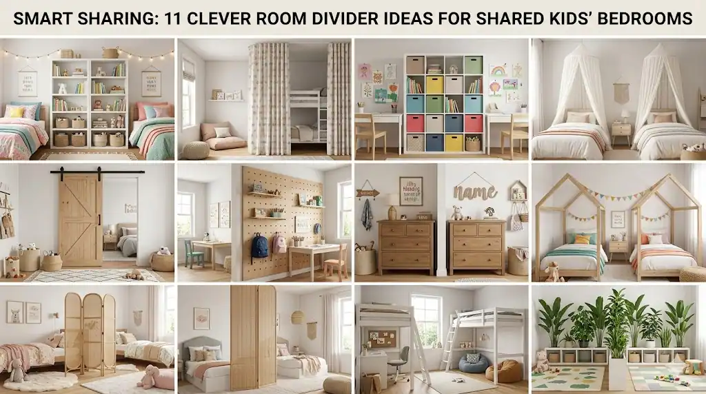 11 Clever Kids Room Divider Ideas That Turn Shared Bedrooms Into Cozy Little Worlds 11 Clever Kids Room Divider Ideas That Turn Shared Bedrooms Into Cozy Little Worlds