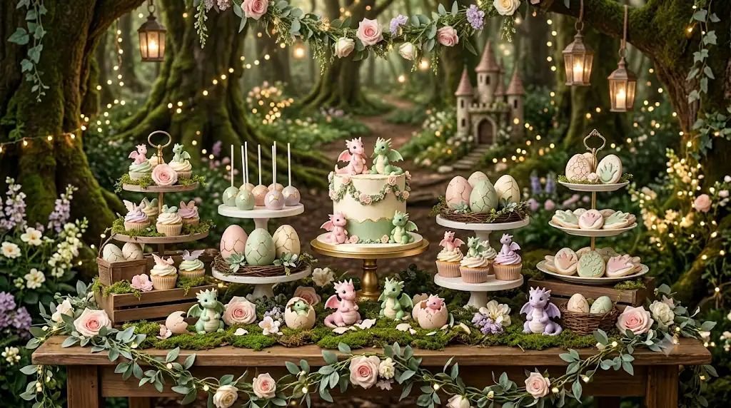 9 Sweet Baby Dragon Baby Shower Ideas Featuring Cute Egg Treats