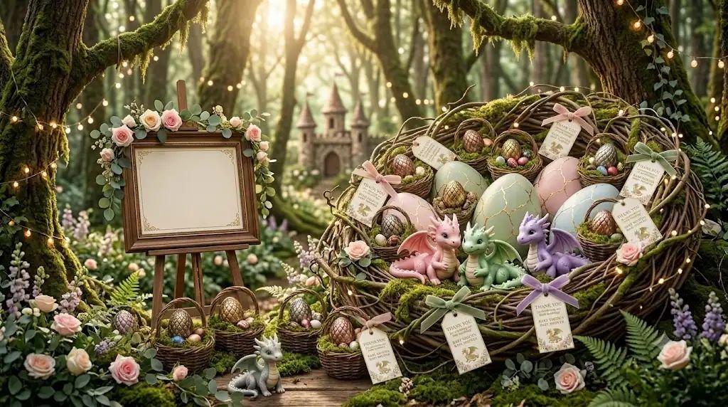 9 Sweet Baby Dragon Baby Shower Ideas Featuring Cute Egg Treats