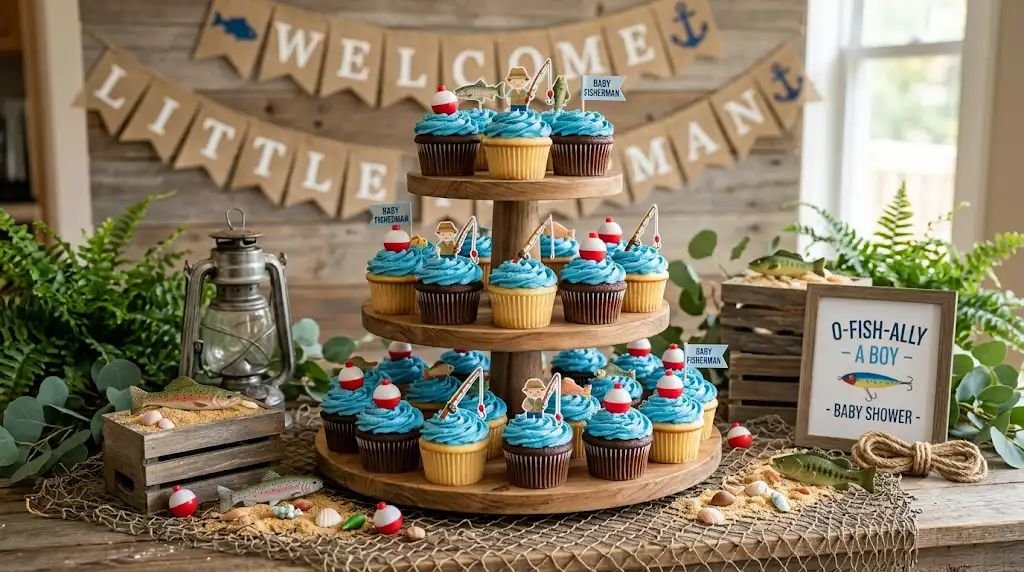 13 Clever Fisherman Baby Shower Ideas Using Tackle Box Snacks