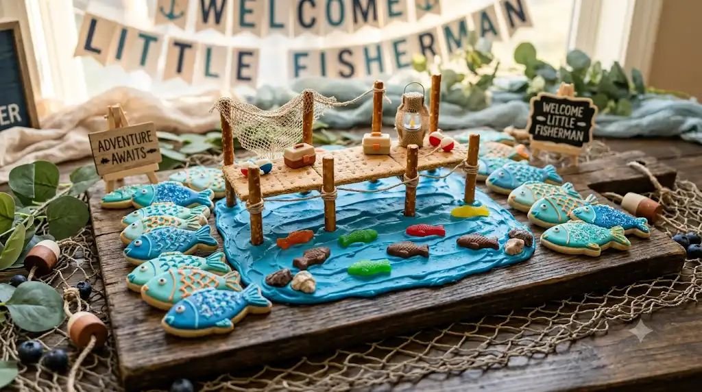 13 Clever Fisherman Baby Shower Ideas Using Tackle Box Snacks