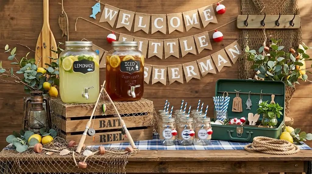 13 Clever Fisherman Baby Shower Ideas Using Tackle Box Snacks