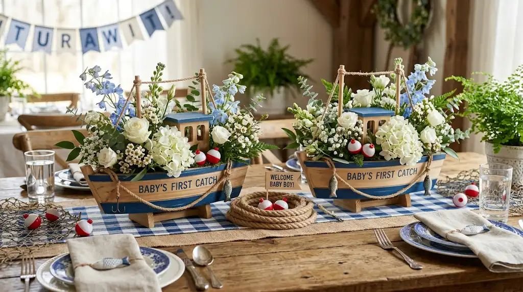 13 Clever Fisherman Baby Shower Ideas Using Tackle Box Snacks