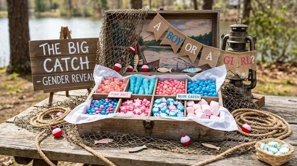 13 Clever Fisherman Baby Shower Ideas Using Tackle Box Snacks