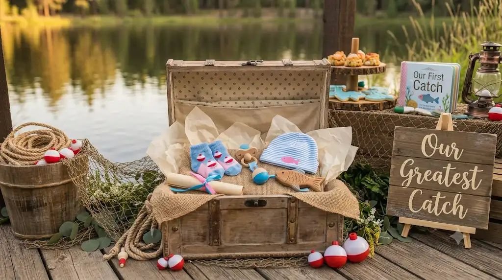 13 Clever Fisherman Baby Shower Ideas Using Tackle Box Snacks