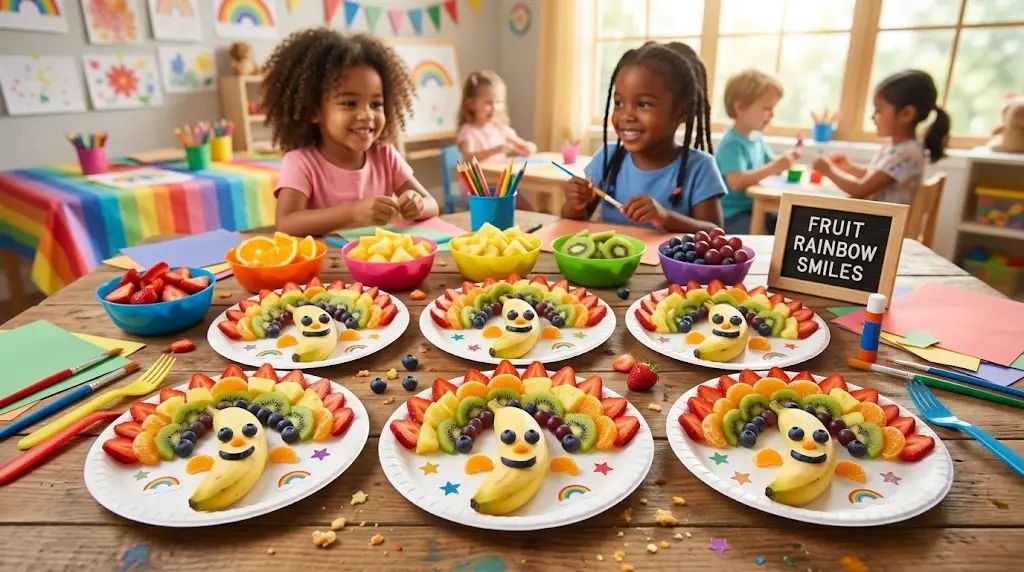 13 Bright Pride Crafts for Kids Using Fresh & Yummy Fruit Rainbows
