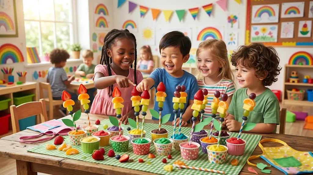 13 Bright Pride Crafts for Kids Using Fresh & Yummy Fruit Rainbows