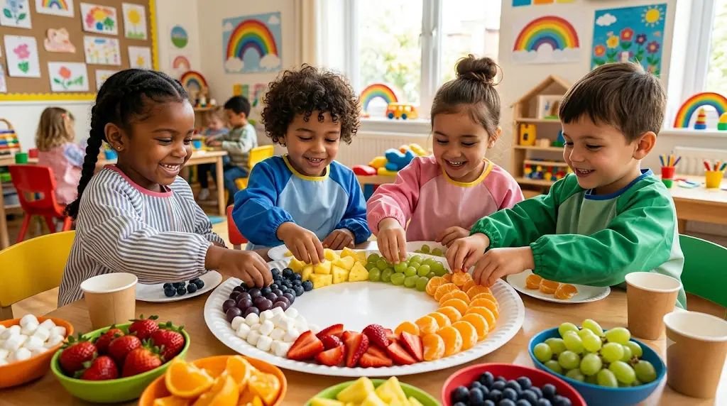 13 Bright Pride Crafts for Kids Using Fresh & Yummy Fruit Rainbows