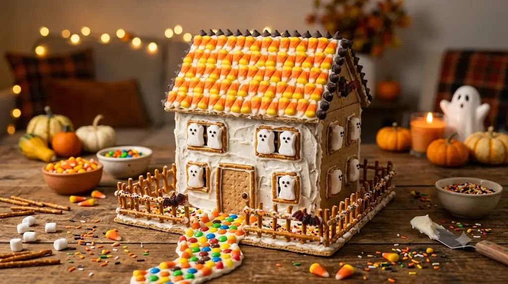 10 Spooky Haunted House Crafts for Kids Built With Yummy Graham Crackers