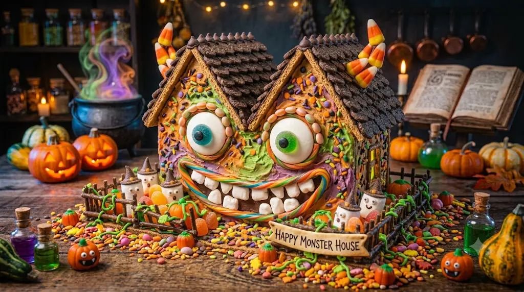 10 Spooky Haunted House Crafts for Kids Built With Yummy Graham Crackers