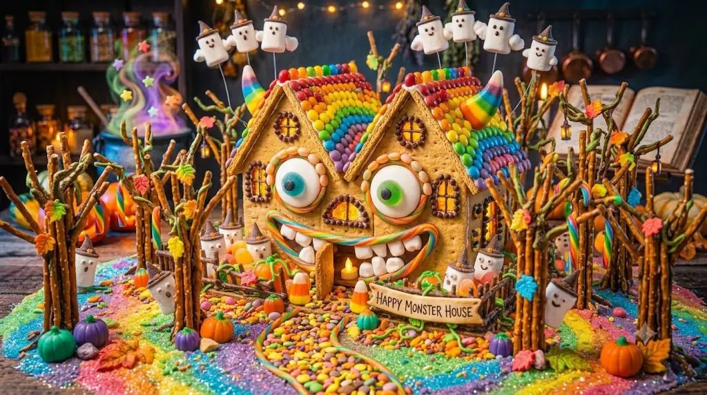 10 Spooky Haunted House Crafts for Kids Built With Yummy Graham Crackers