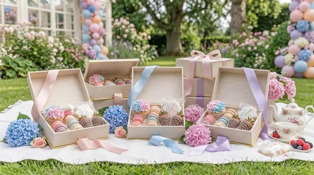 11 Tasty Hydrangea Baby Shower Ideas Featuring Stunning Piped Cupcakes