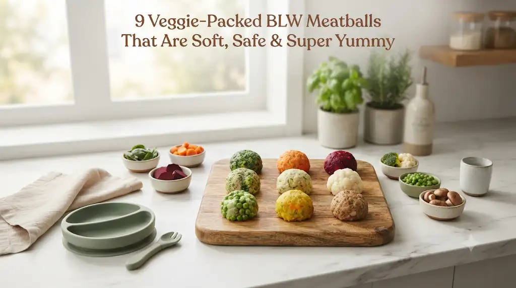 9 Veggie-Packed BLW Meatballs That Are Soft, Safe & Super Yummy