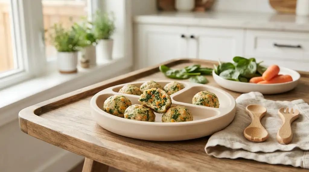 9 Veggie-Packed BLW Meatballs That Are Soft, Safe & Super Yummy
