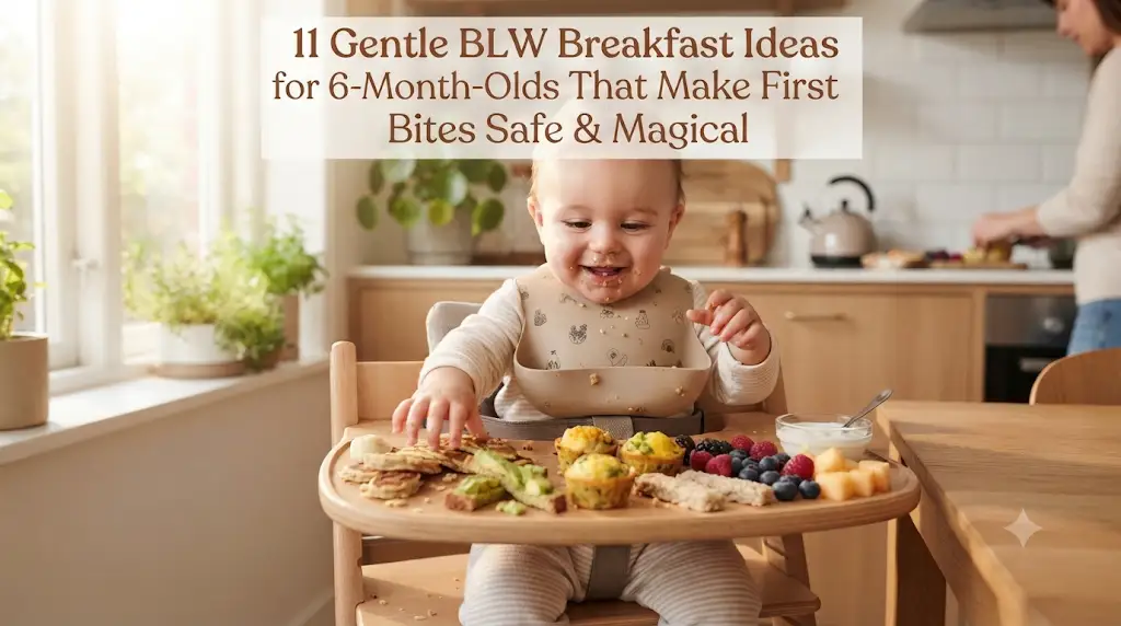 11 Gentle BLW Breakfast Ideas for 6-Month-Olds That Make First Bites Safe & Magical