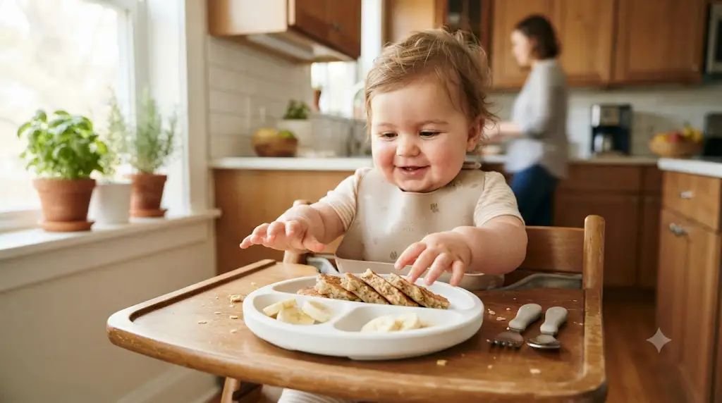 11 Gentle BLW Breakfast Ideas for 6-Month-Olds That Make First Bites Safe & Magical