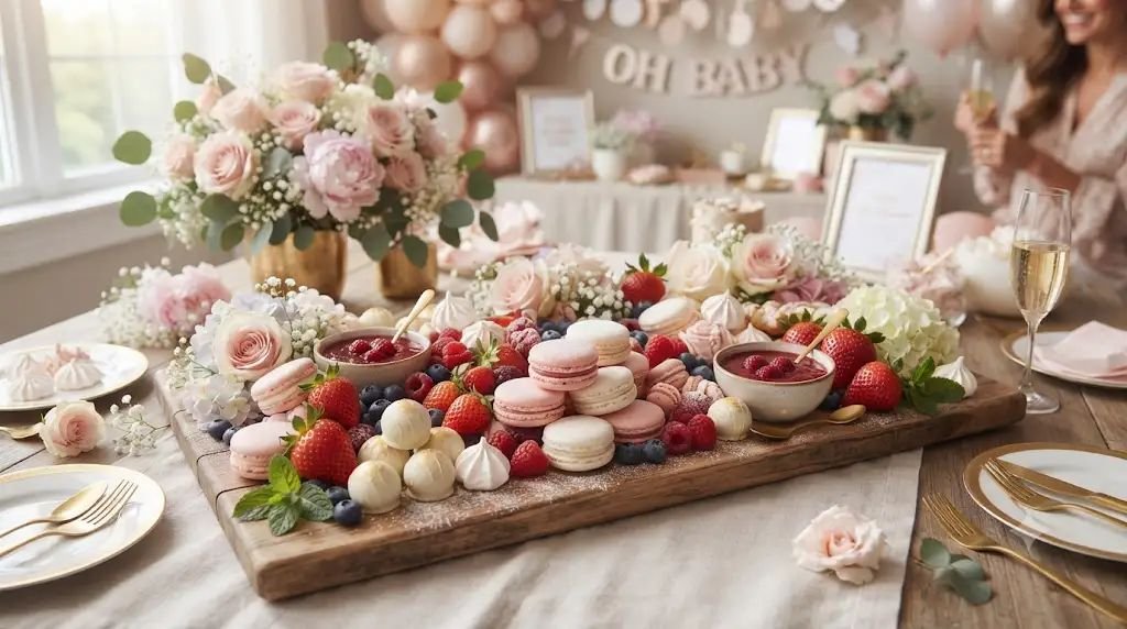 13 Sweet Girl Baby Shower Ideas Pink Planners Love for Epic Dessert Boards