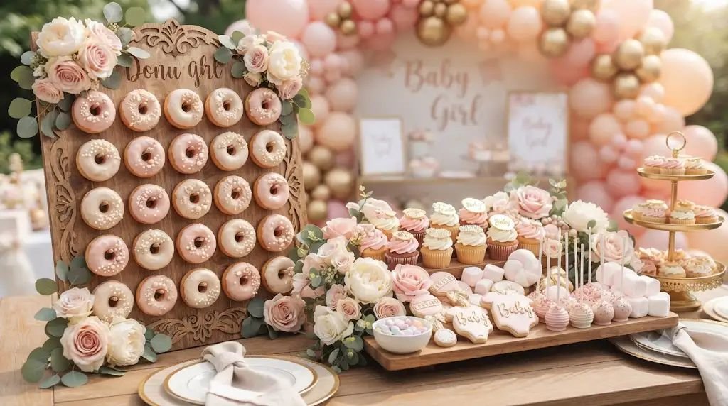 13 Sweet Girl Baby Shower Ideas Pink Planners Love for Epic Dessert Boards