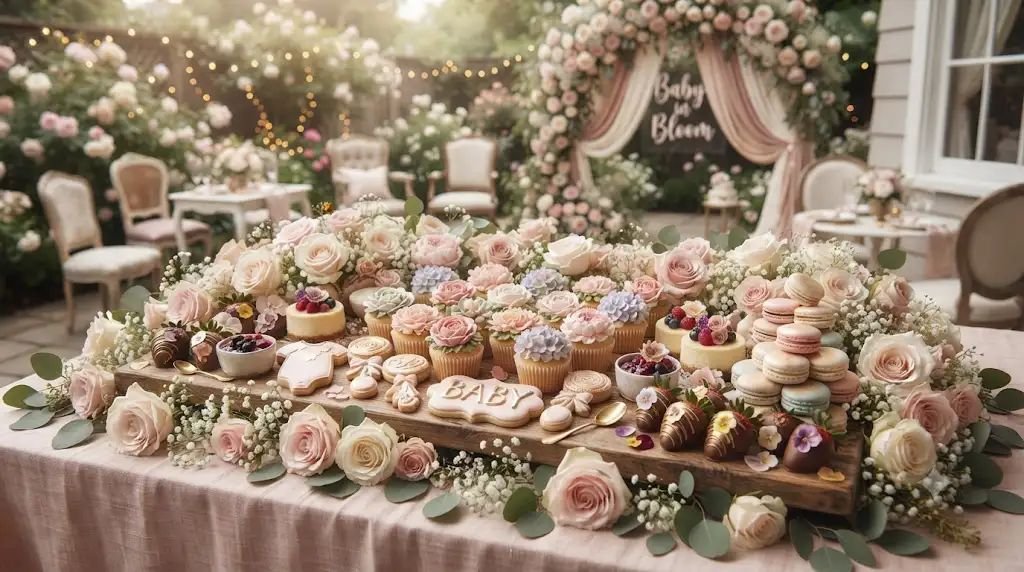 13 Sweet Girl Baby Shower Ideas Pink Planners Love for Epic Dessert Boards