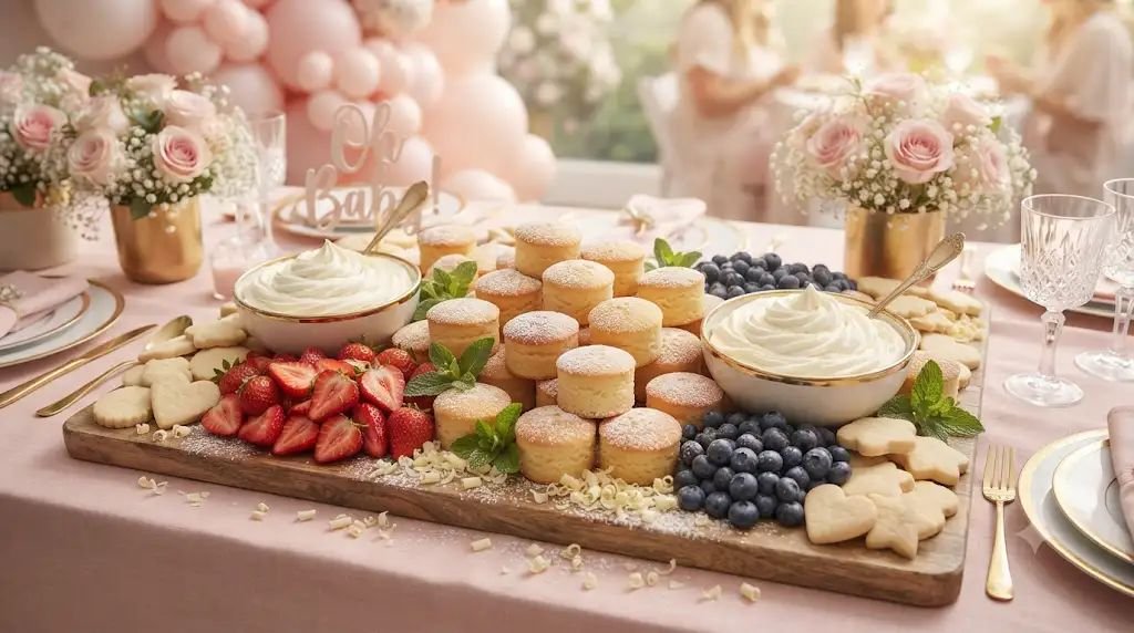13 Sweet Girl Baby Shower Ideas Pink Planners Love for Epic Dessert Boards
