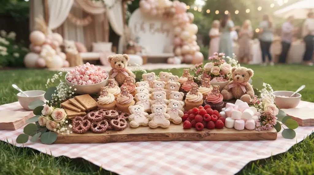 13 Sweet Girl Baby Shower Ideas Pink Planners Love for Epic Dessert Boards