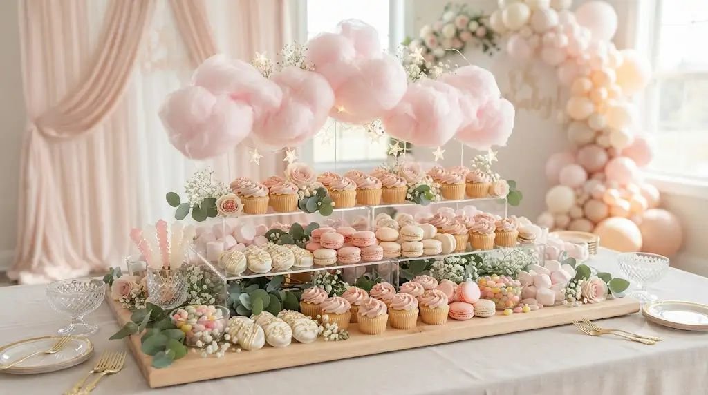 13 Sweet Girl Baby Shower Ideas Pink Planners Love for Epic Dessert Boards