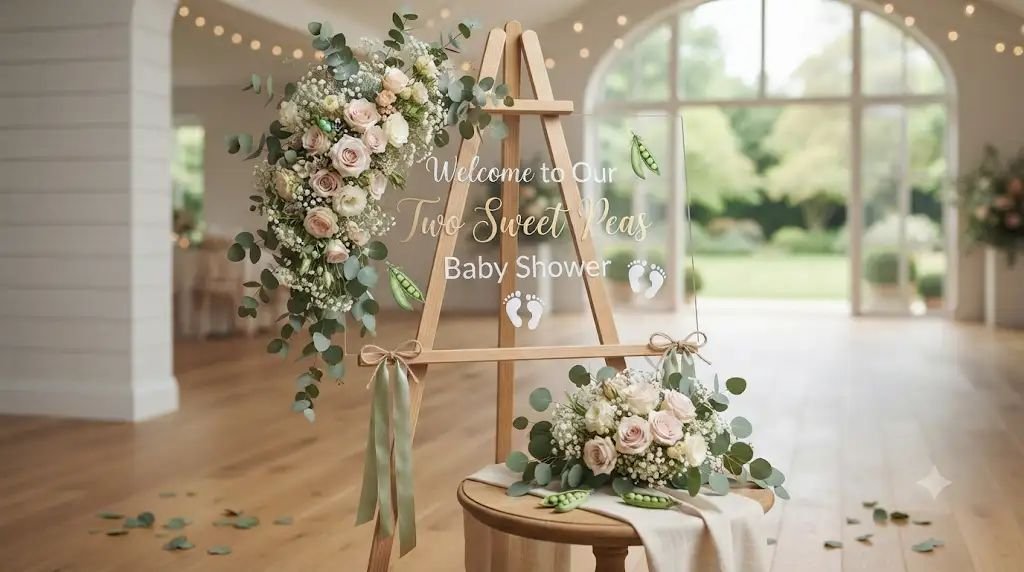11 Sweet Twin Girls Baby Shower Ideas Featuring Cute 'Two Peas' Macarons