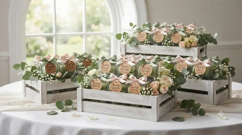 11 Sweet Twin Girls Baby Shower Ideas Featuring Cute 'Two Peas' Macarons