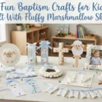 11 Fun Baptism Crafts for Kids Built With Fluffy Marshmallow Sheep