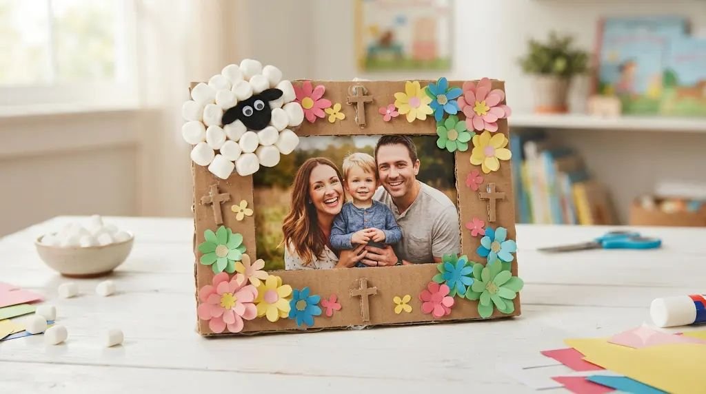 11 Fun Baptism Crafts for Kids Built With Fluffy Marshmallow Sheep