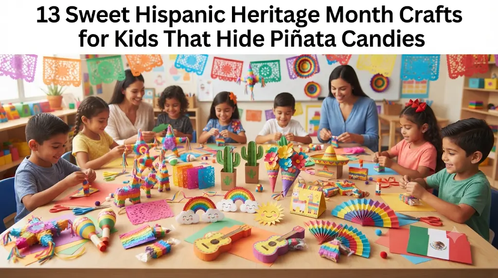 13 Sweet Hispanic Heritage Month Crafts for Kids That Hide Piñata Candies